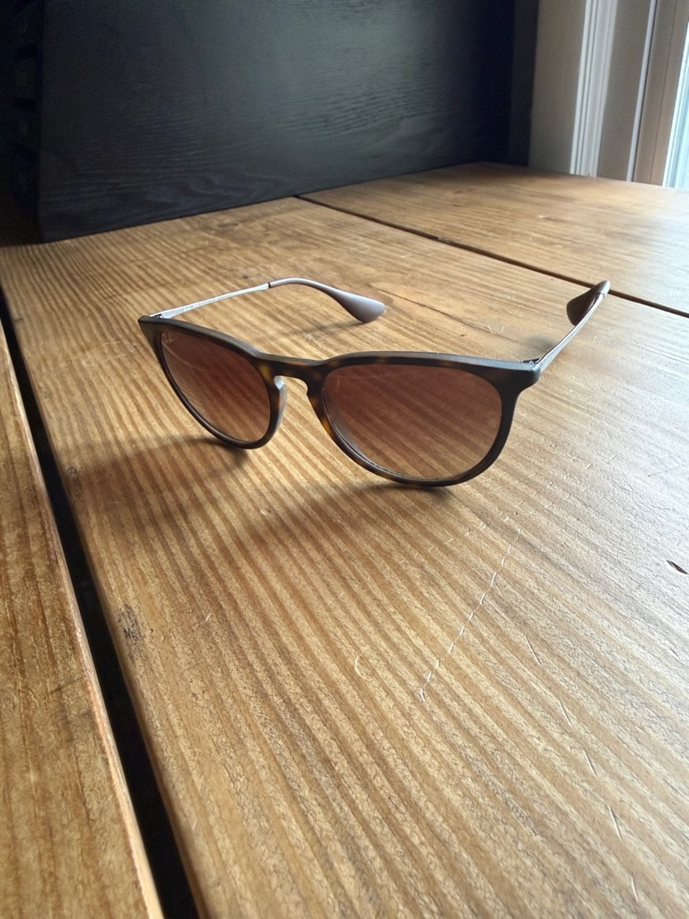 Ray-Ban Black Frame Brown Lens Sunglasses - Picture 4 of 6